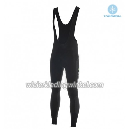 Fietsbroek Lang met Bretels 2018 Dimension Data Dames N001 Winter Thermal Fleece